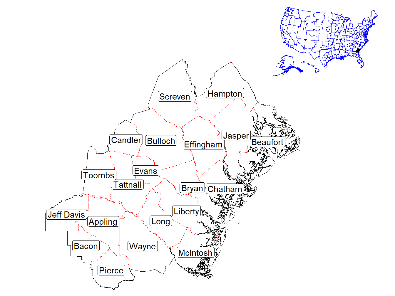 Counties in the Market