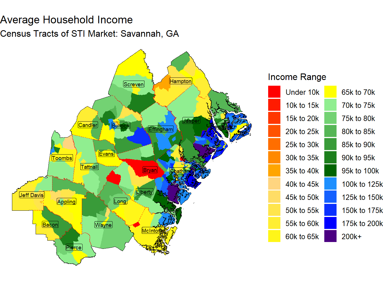 Household Income Thematic
