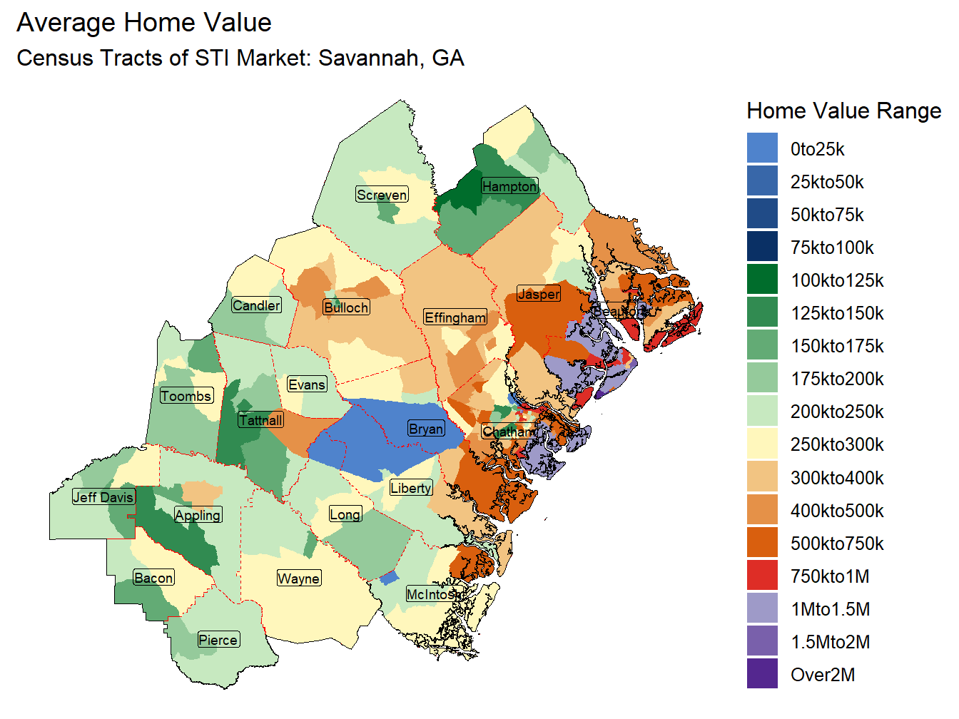 Home Value Thematic