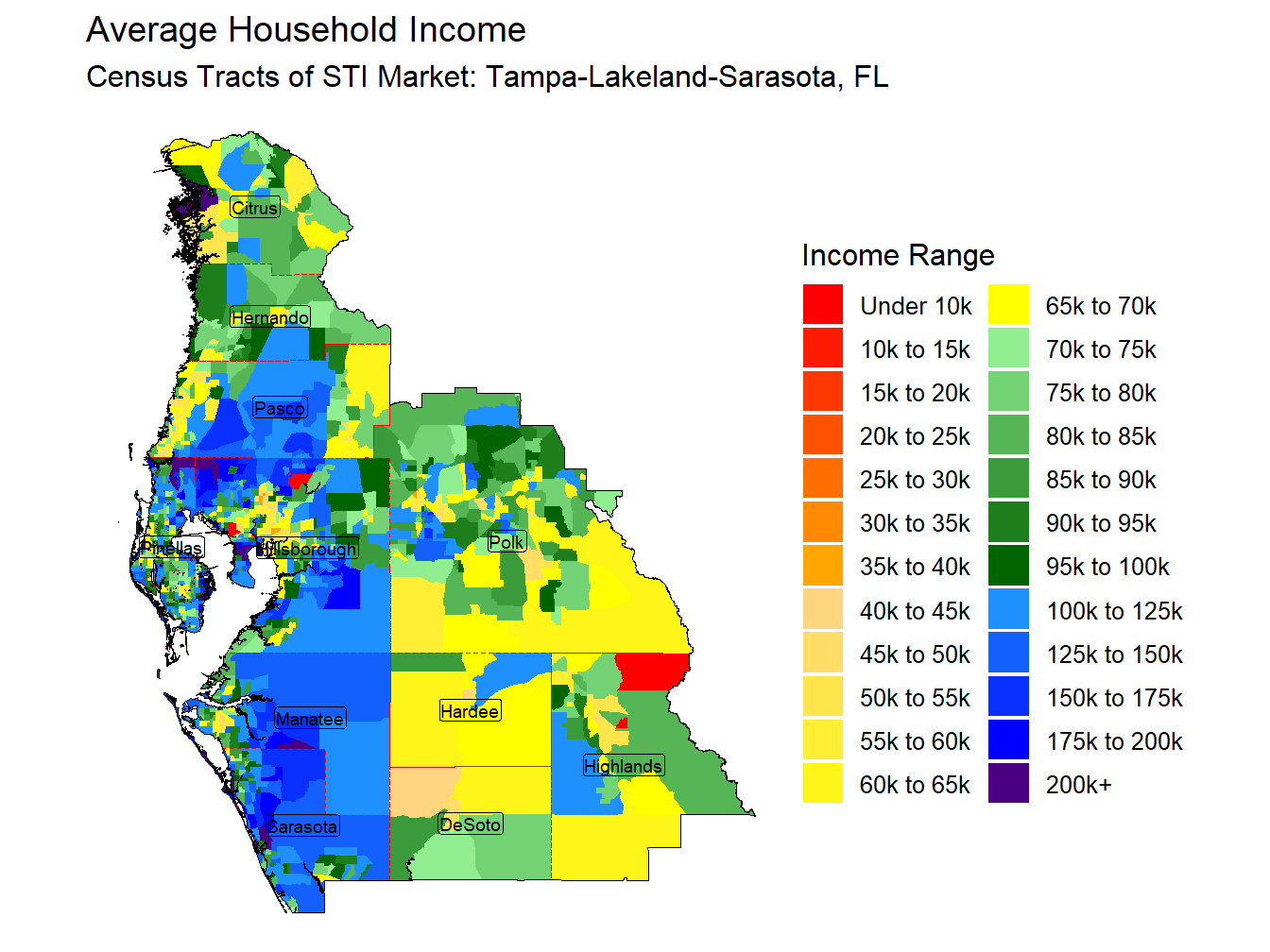 Household Income Thematic