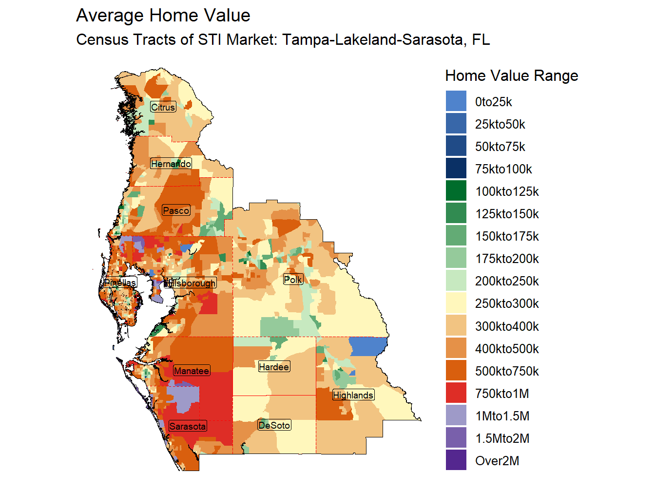 Home Value Thematic