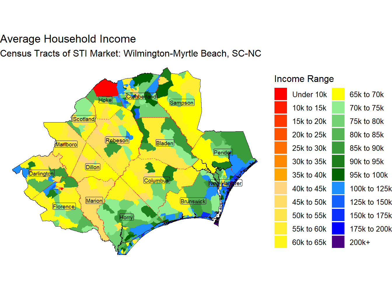 Household Income Thematic