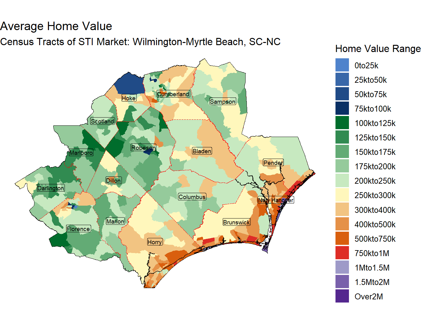 Home Value Thematic