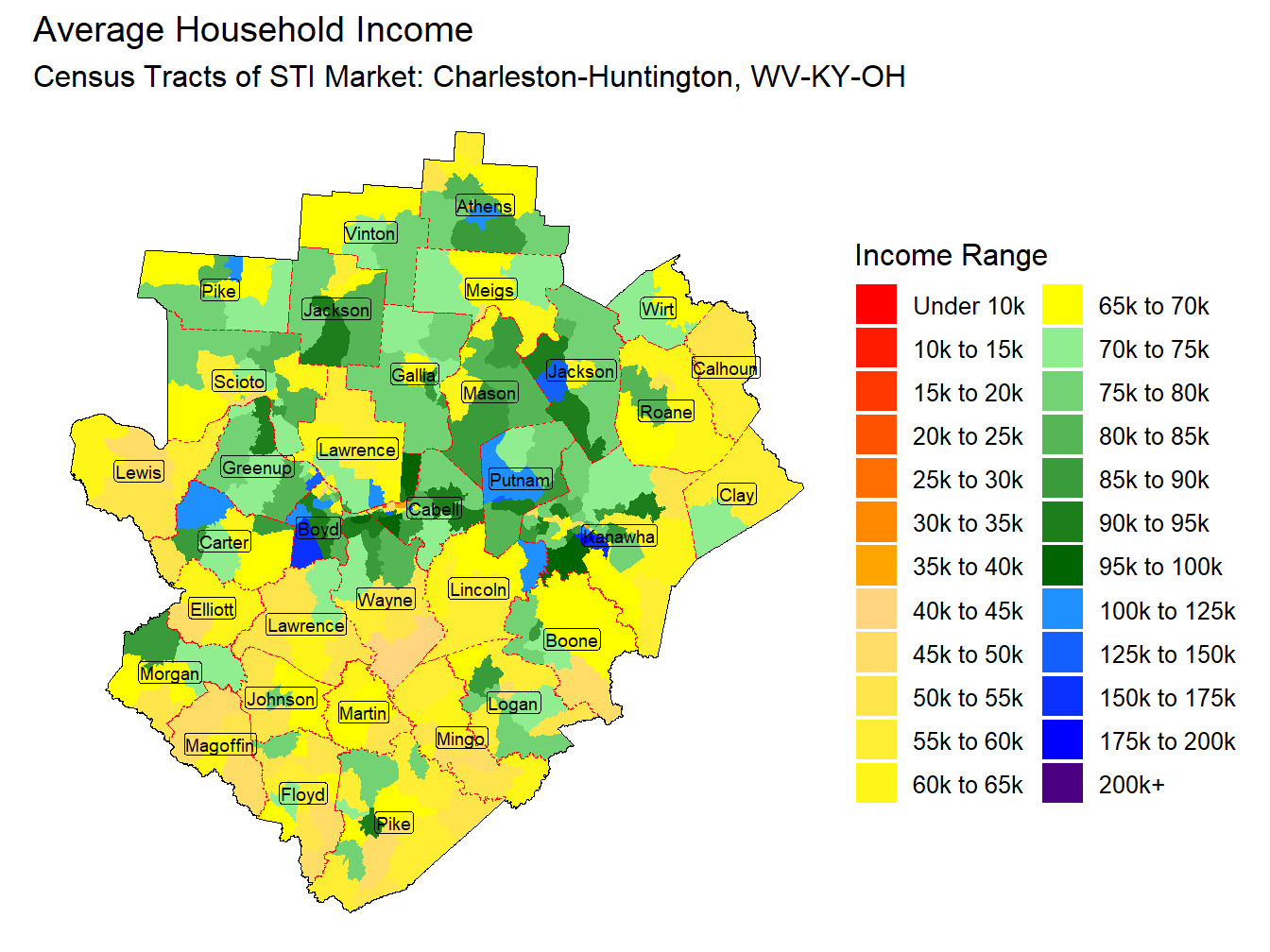 Household Income Thematic