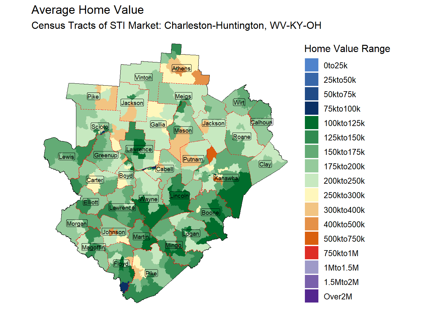 Home Value Thematic