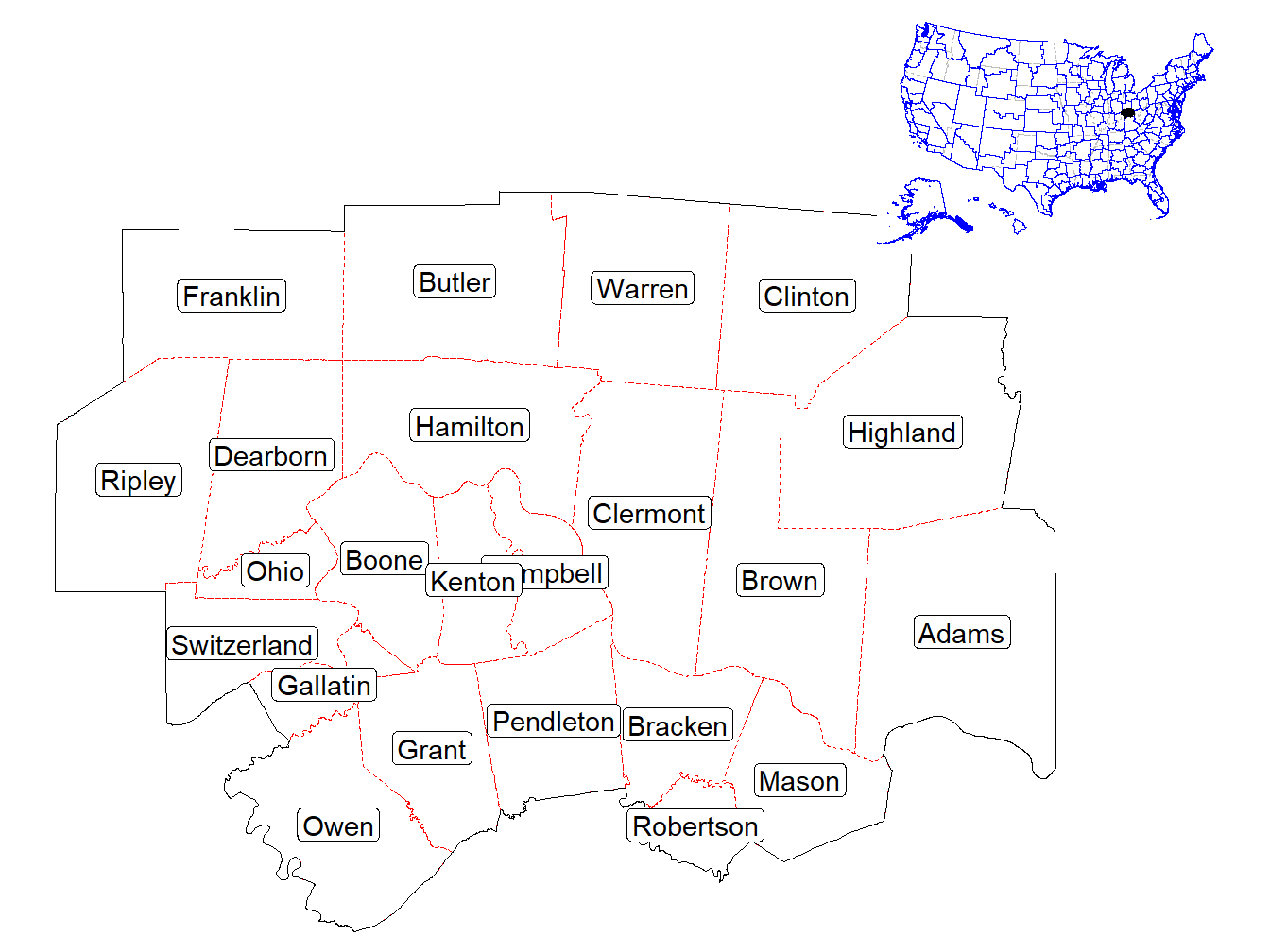 Counties in the Market