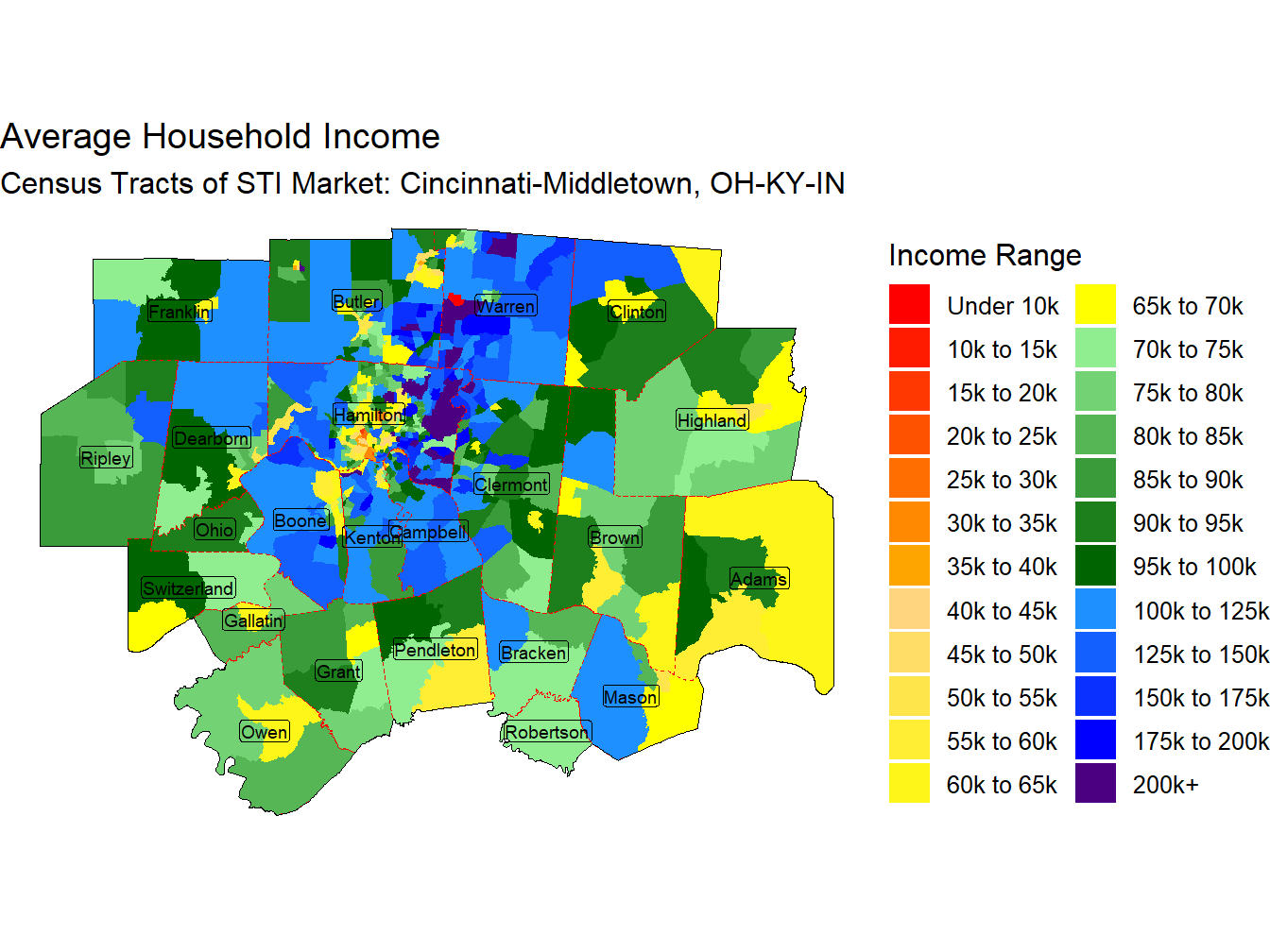 Household Income Thematic