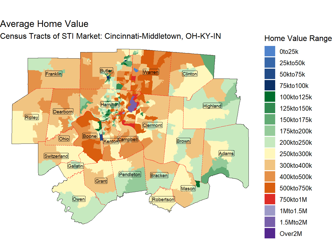 Home Value Thematic