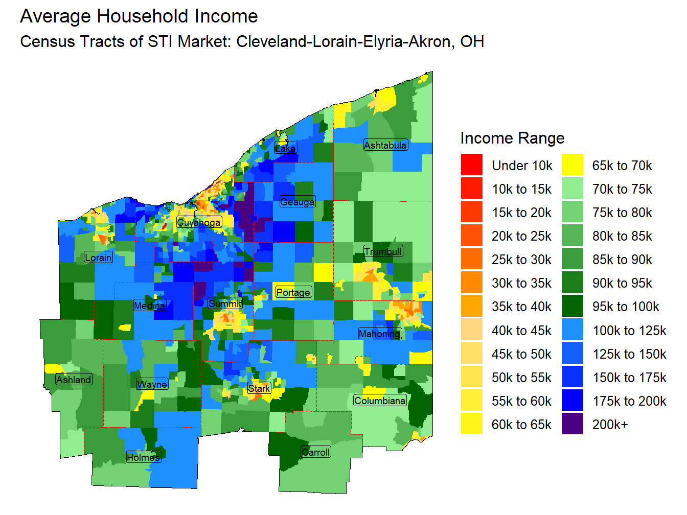 Household Income Thematic