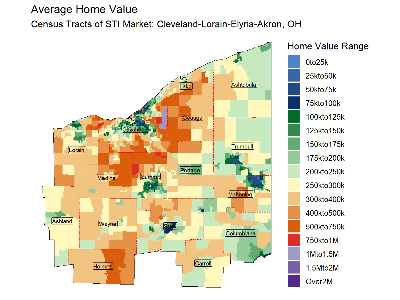 Home Value Thematic