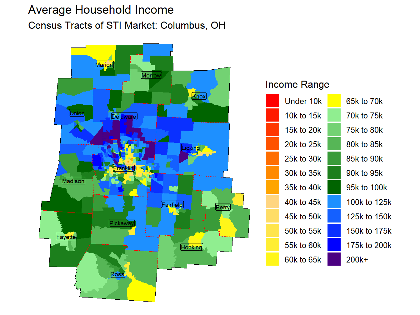 Household Income Thematic