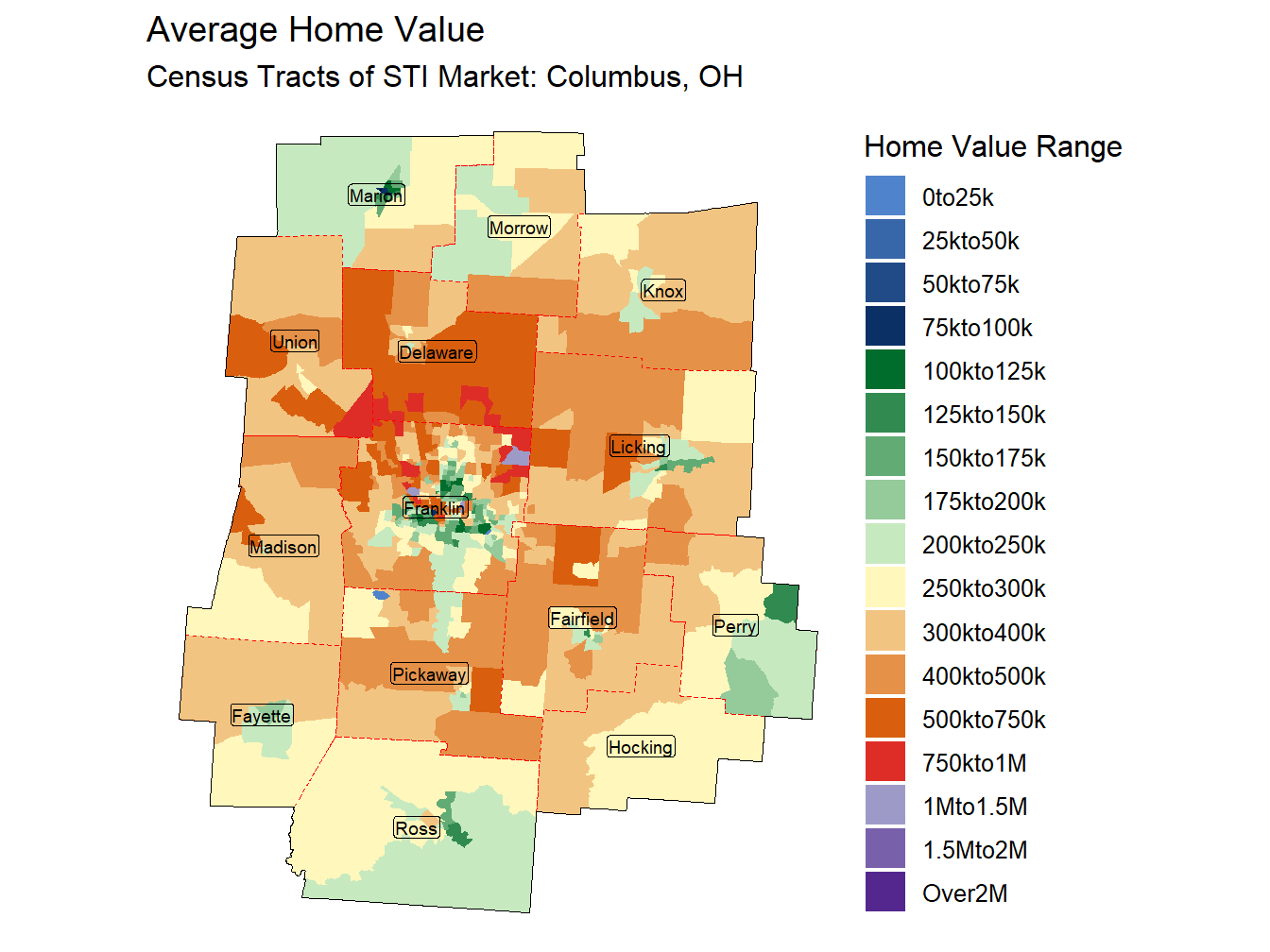 Home Value Thematic