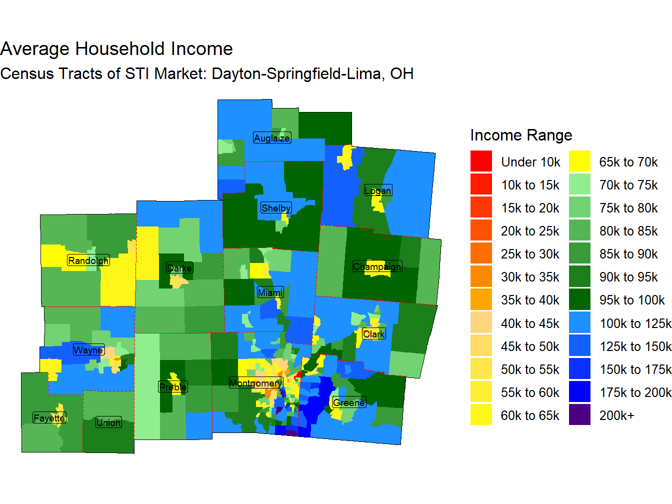 Household Income Thematic