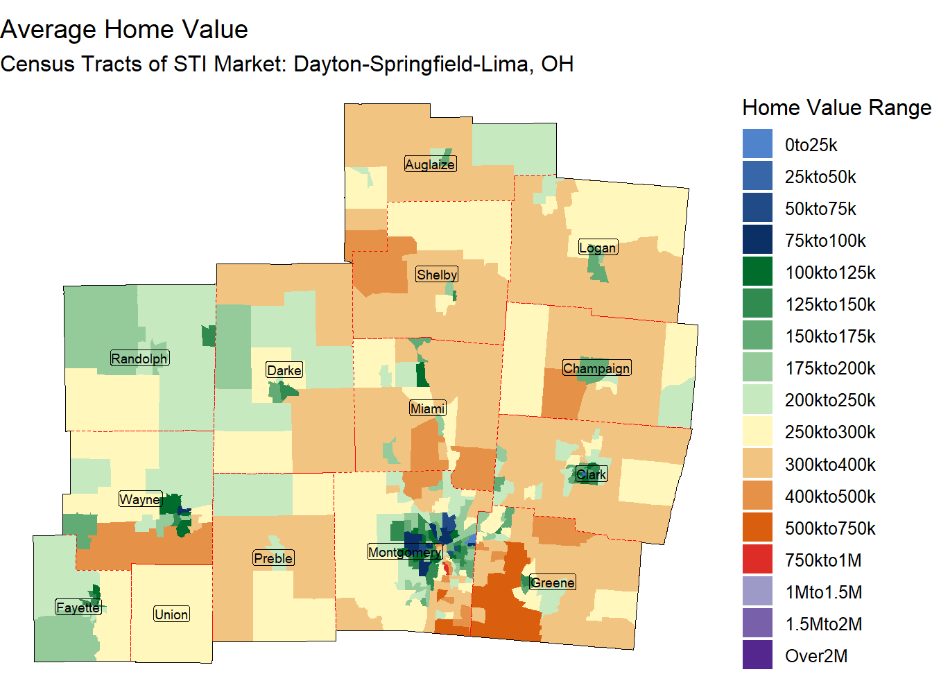 Home Value Thematic