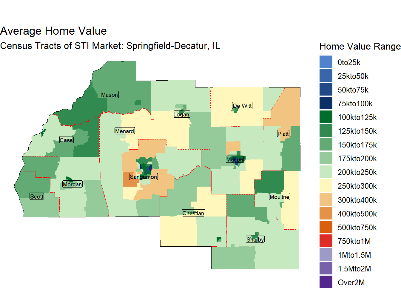 Home Value Thematic