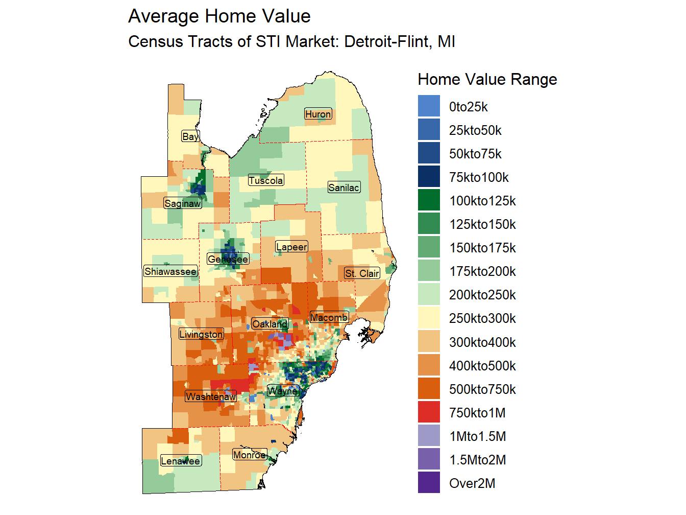 Home Value Thematic