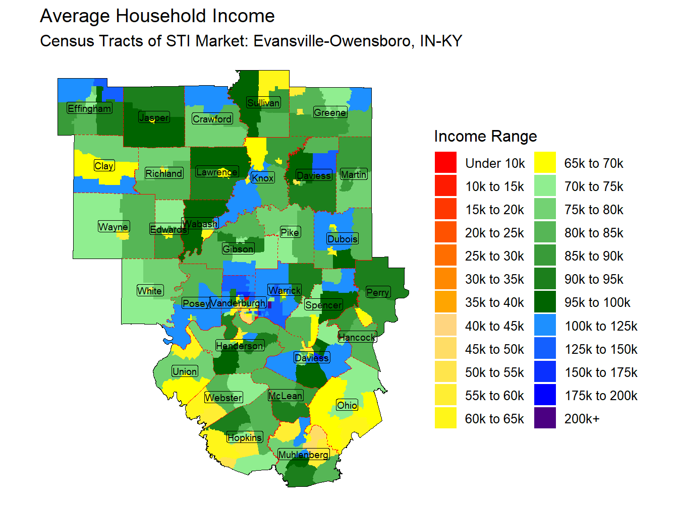 Household Income Thematic