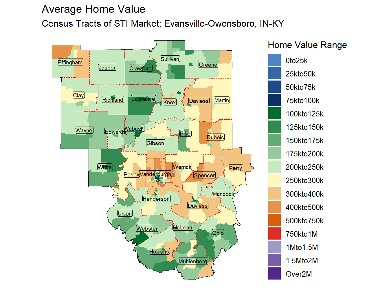 Home Value Thematic