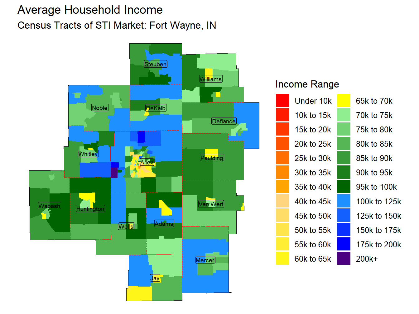 Household Income Thematic