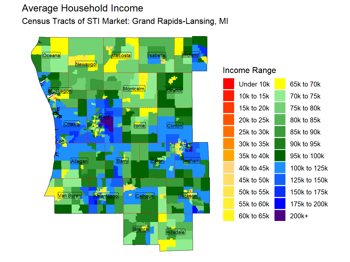 Household Income Thematic