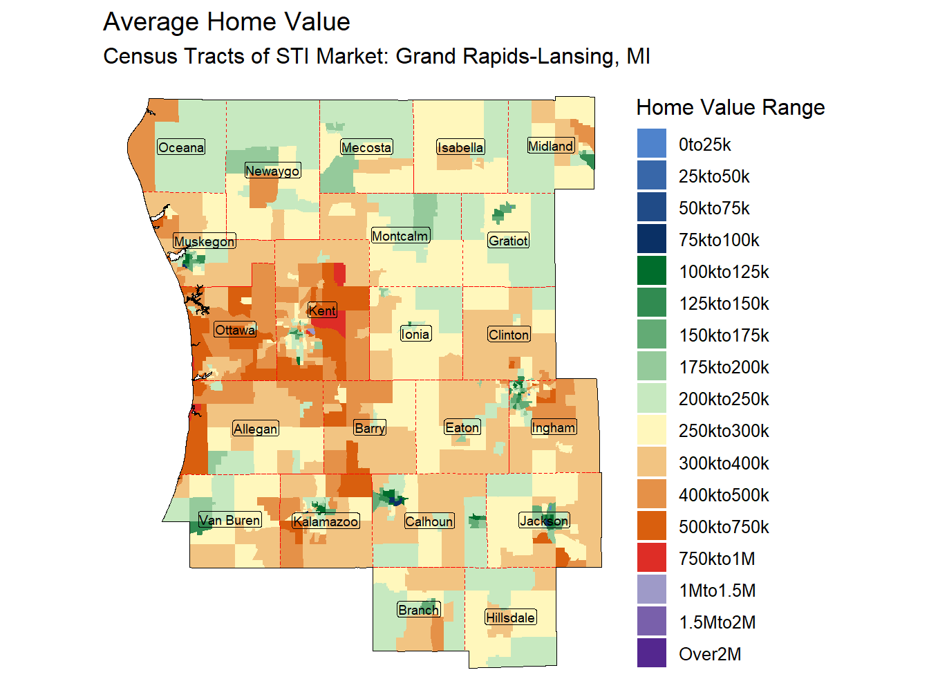 Home Value Thematic