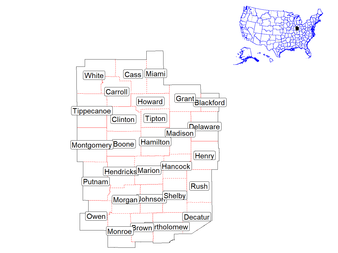 Counties in the Market