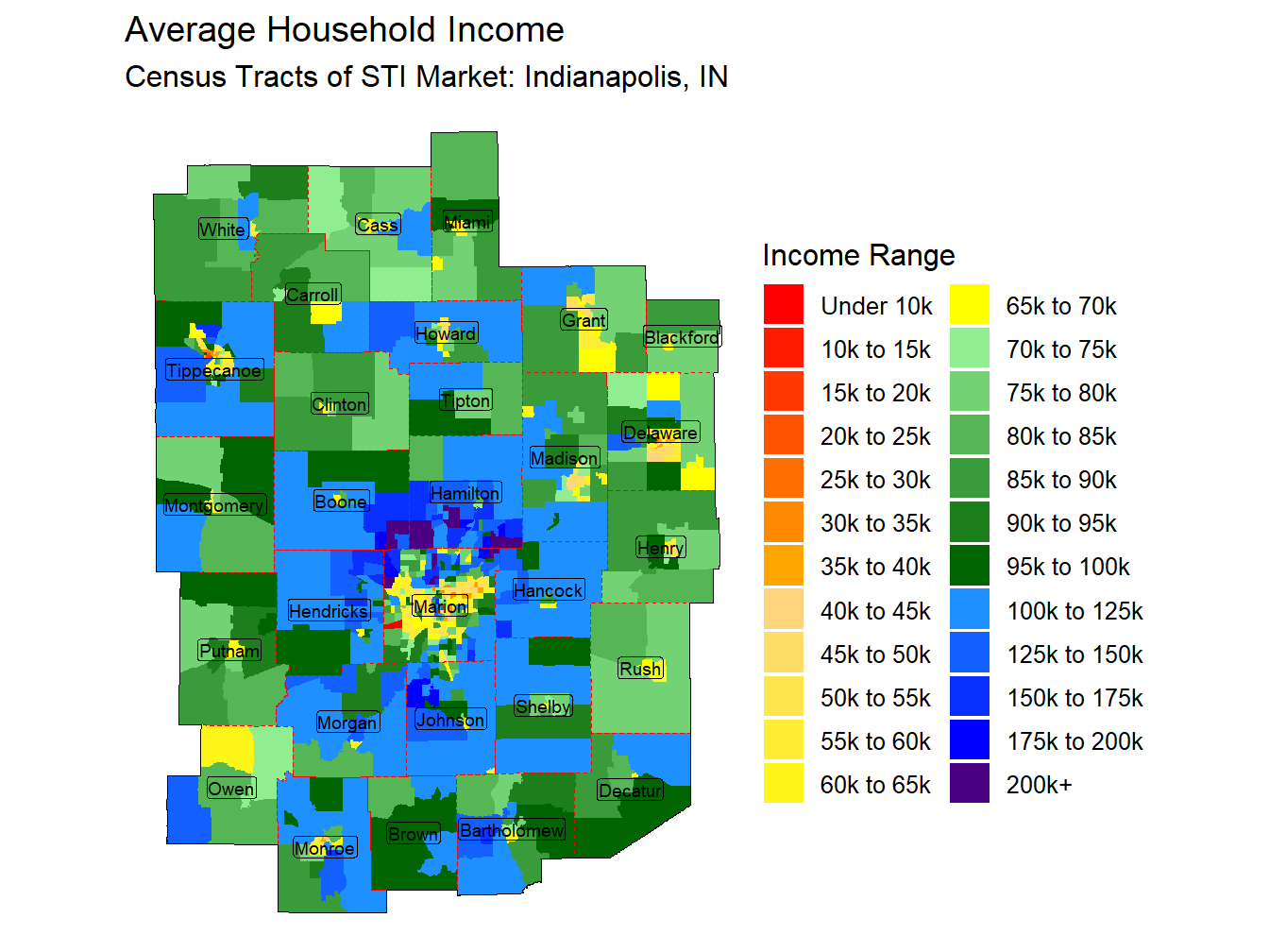Household Income Thematic