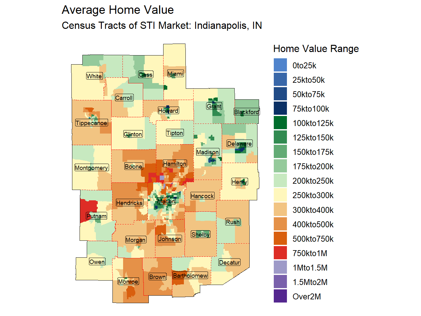 Home Value Thematic