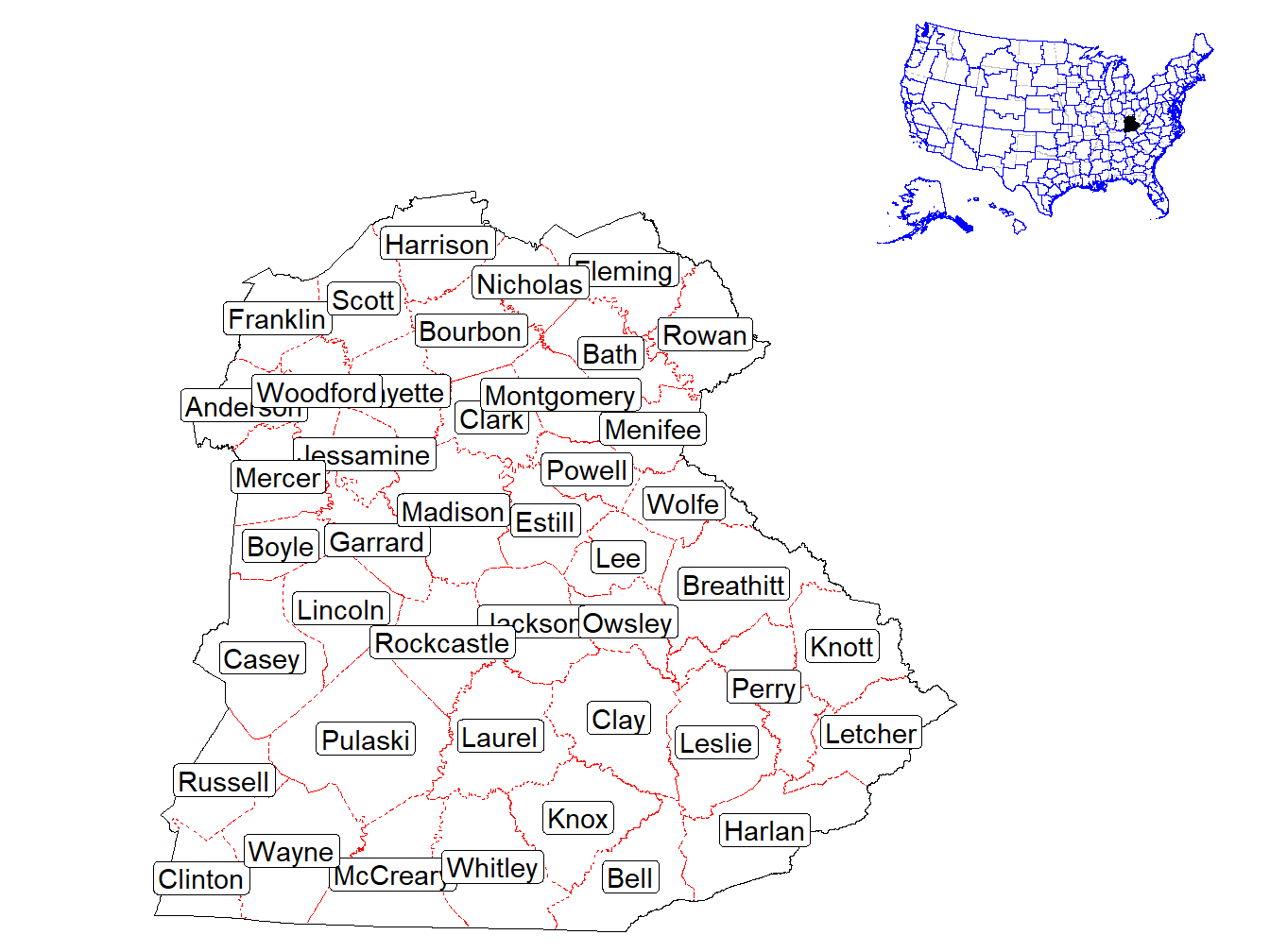Counties in the Market