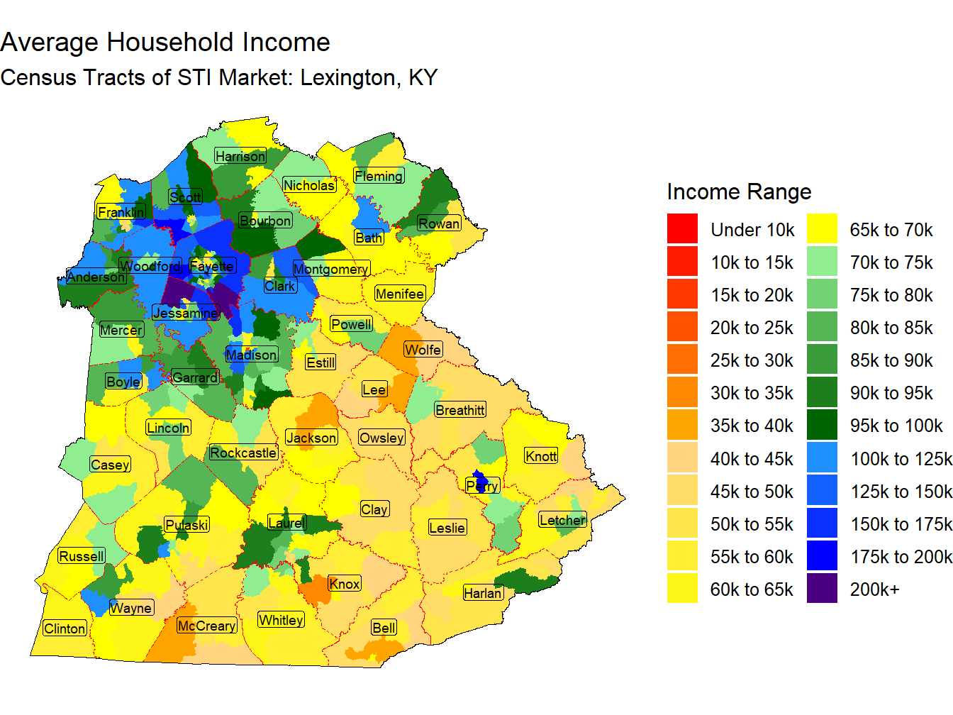 Household Income Thematic