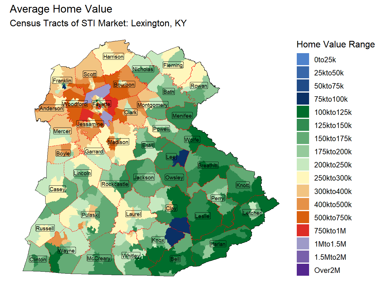 Home Value Thematic