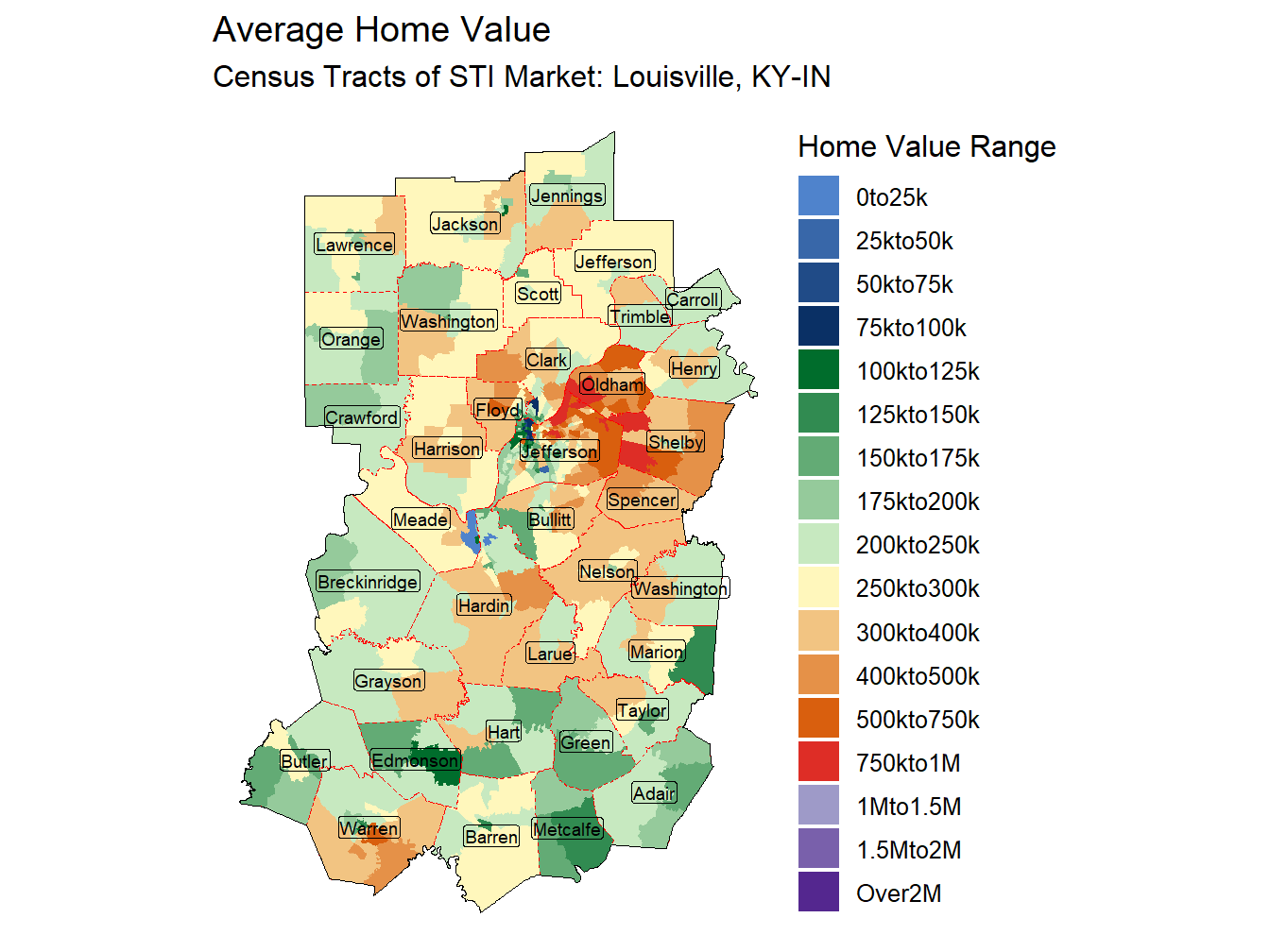 Home Value Thematic