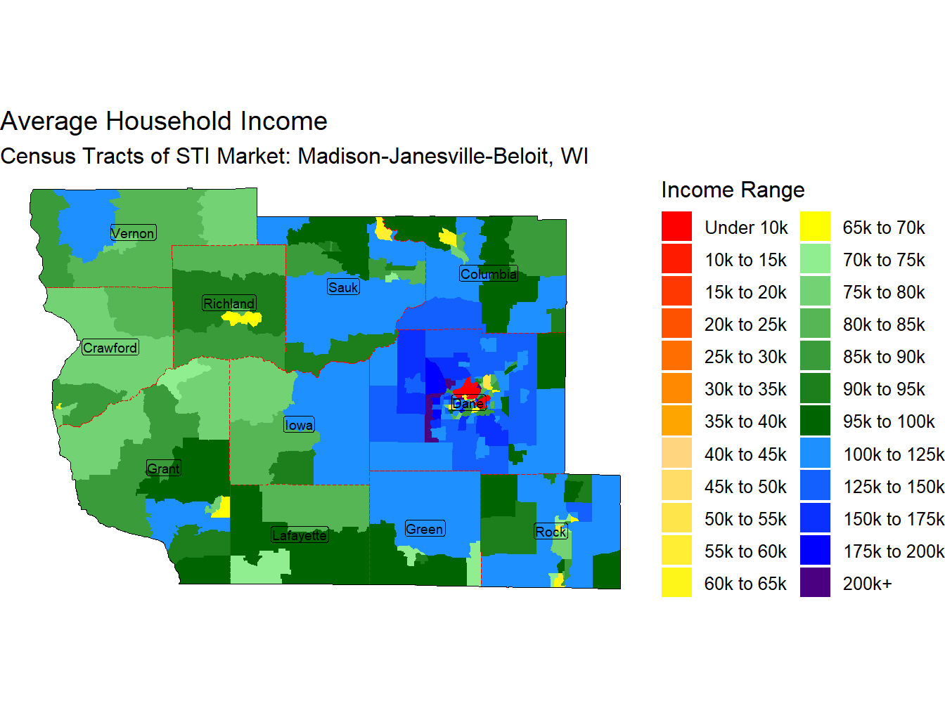 Household Income Thematic