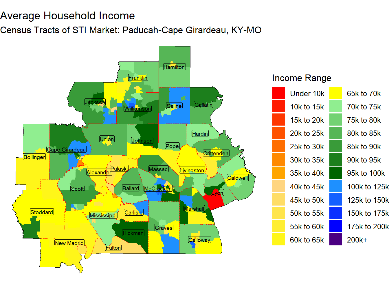 Household Income Thematic
