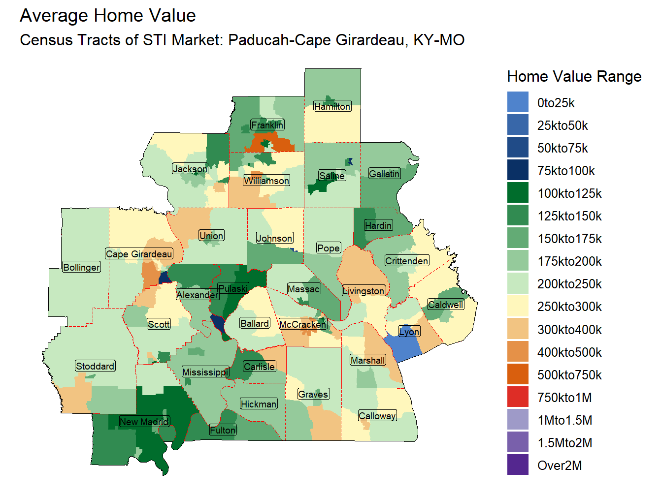 Home Value Thematic