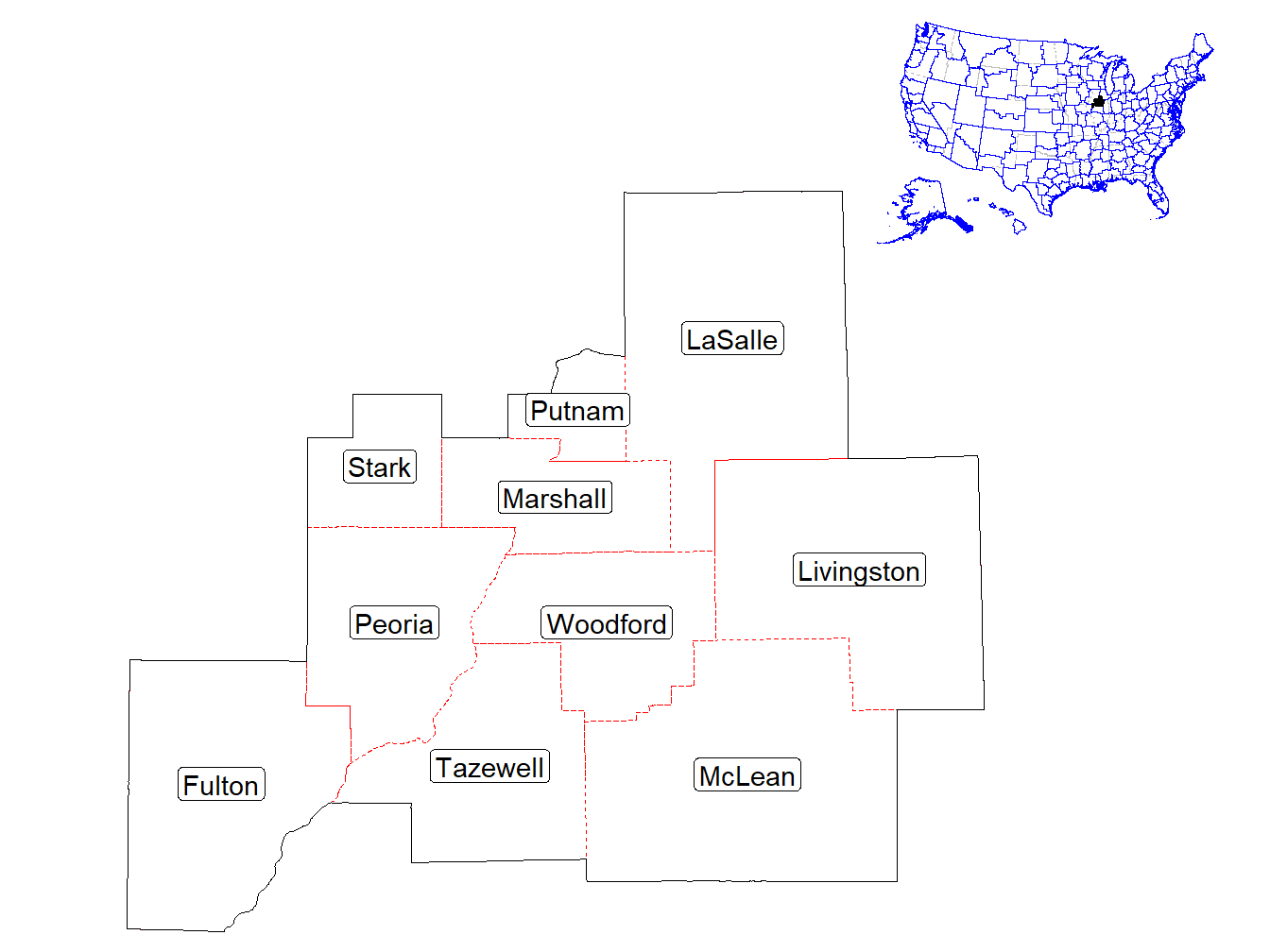 Counties in the Market