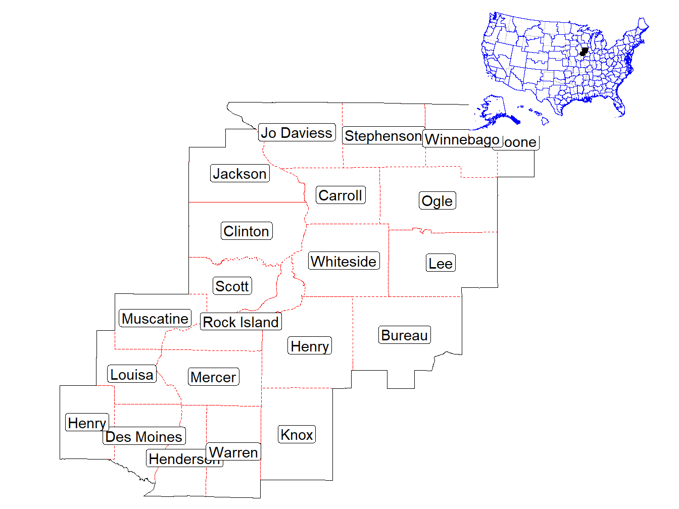 Counties in the Market