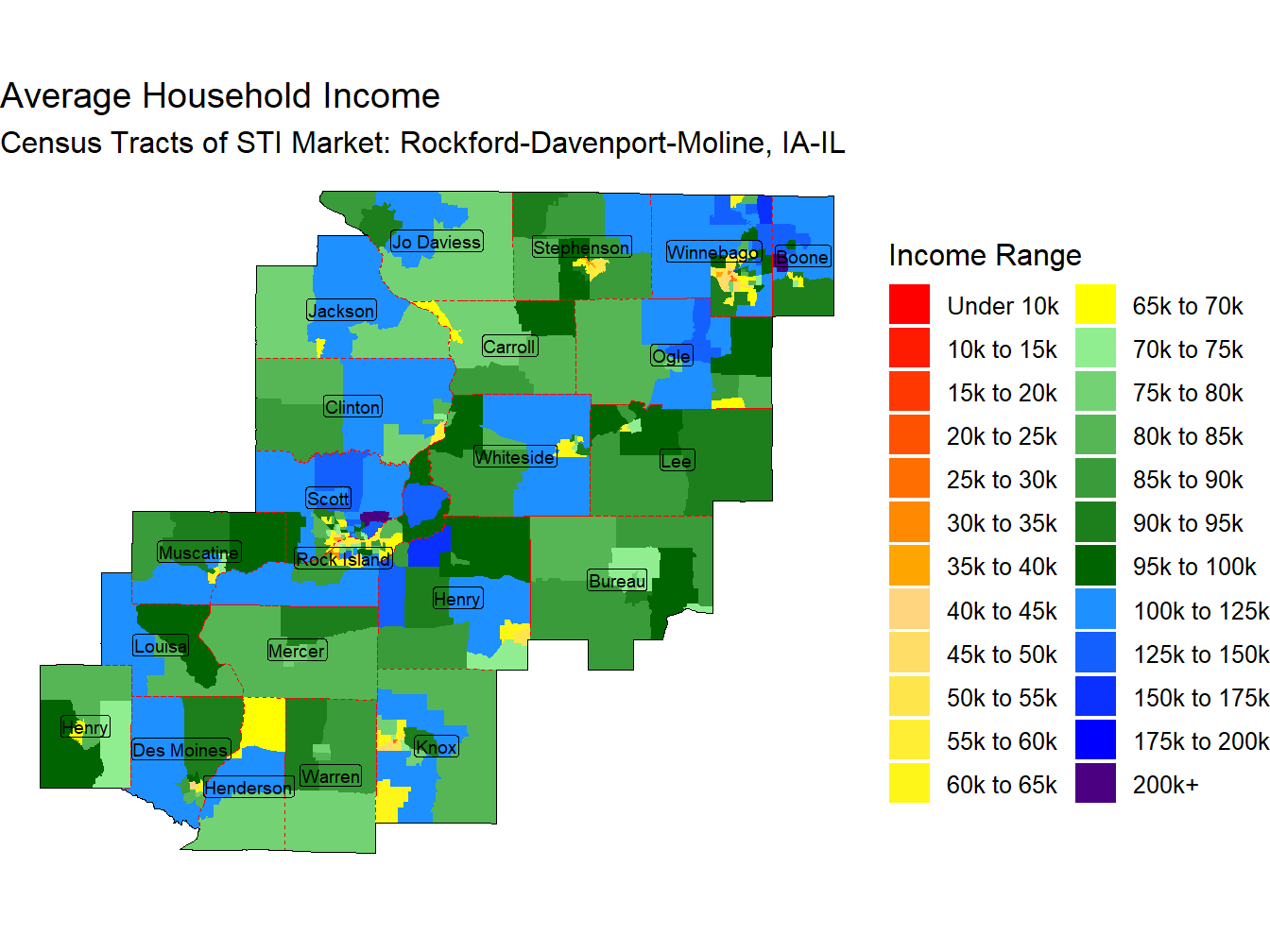 Household Income Thematic