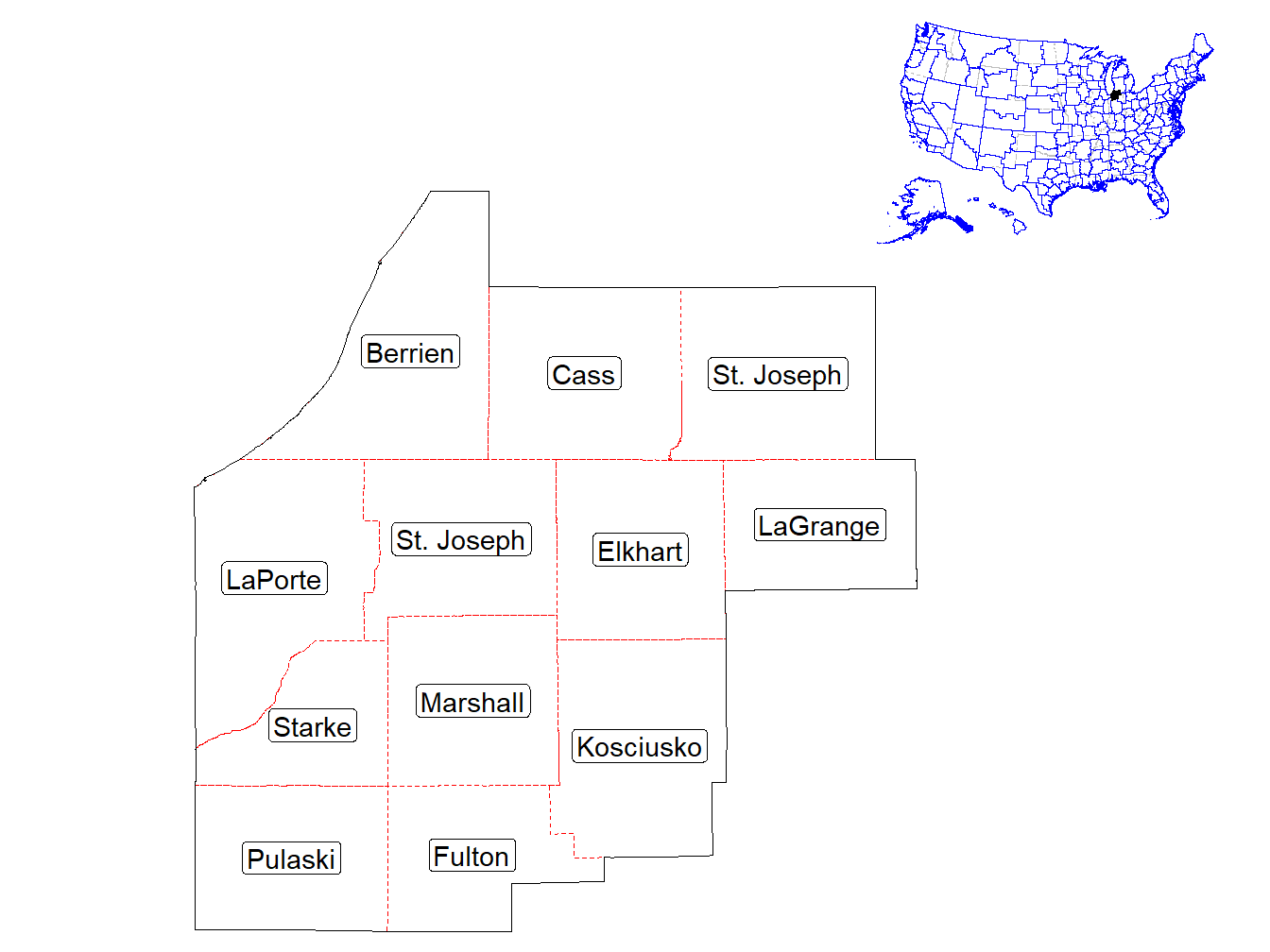 Counties in the Market