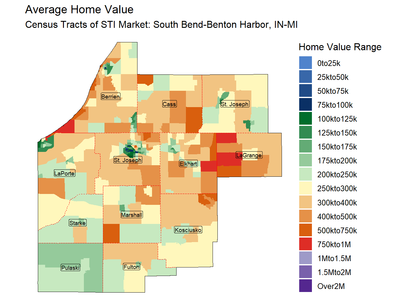 Home Value Thematic