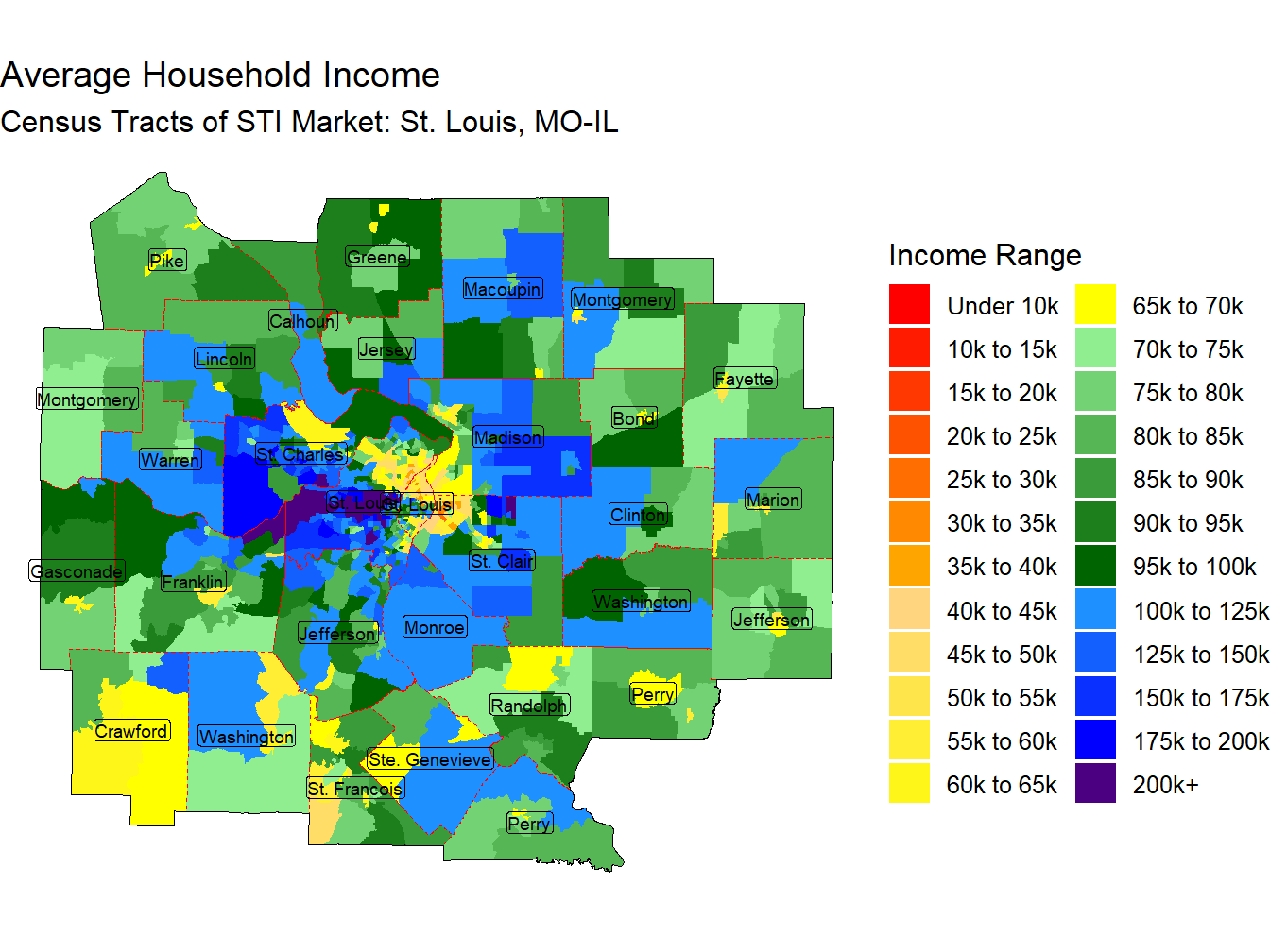 Household Income Thematic