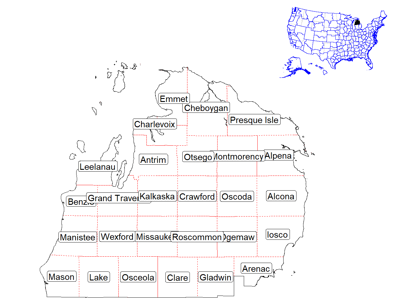 Counties in the Market