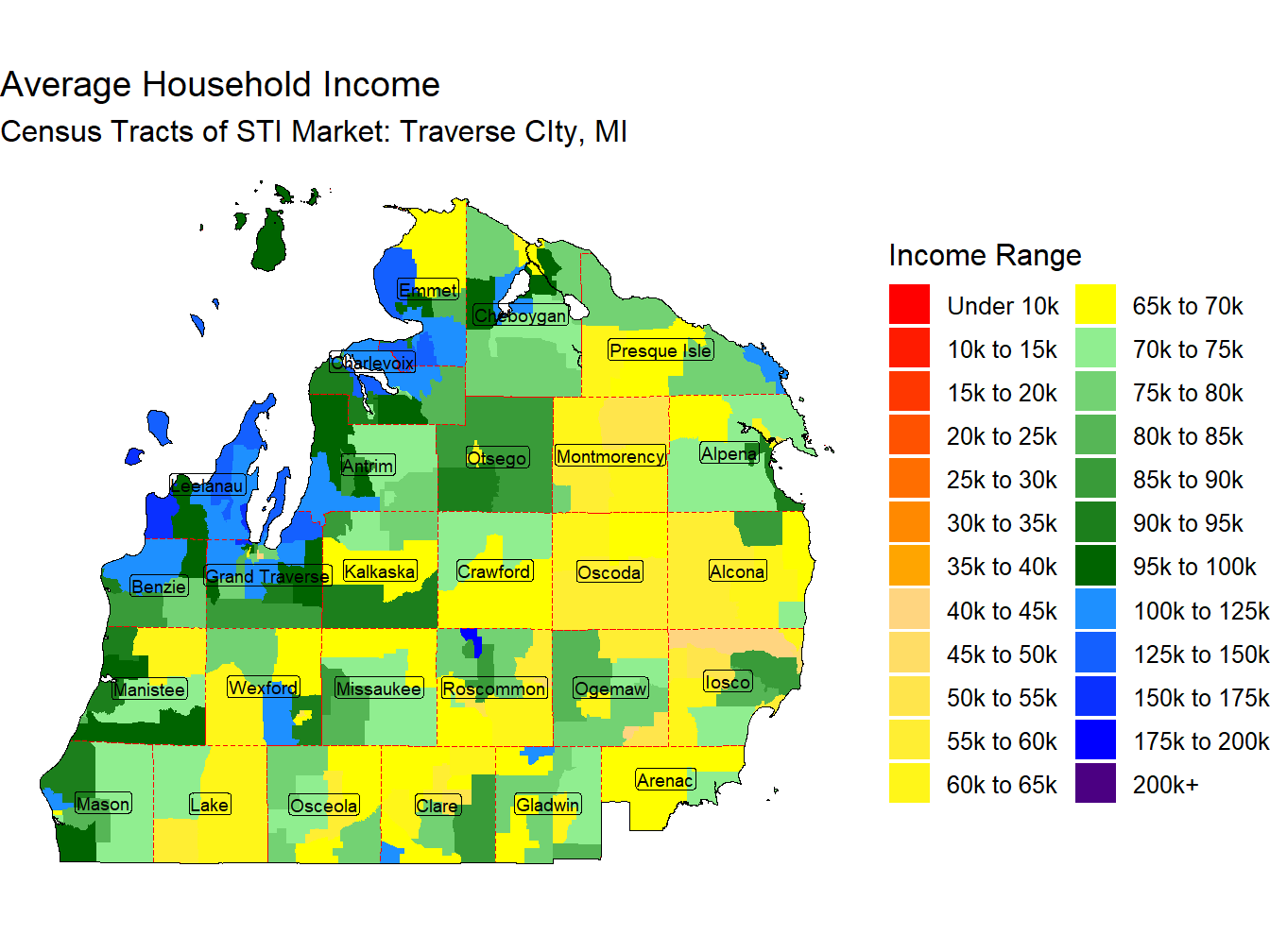 Household Income Thematic