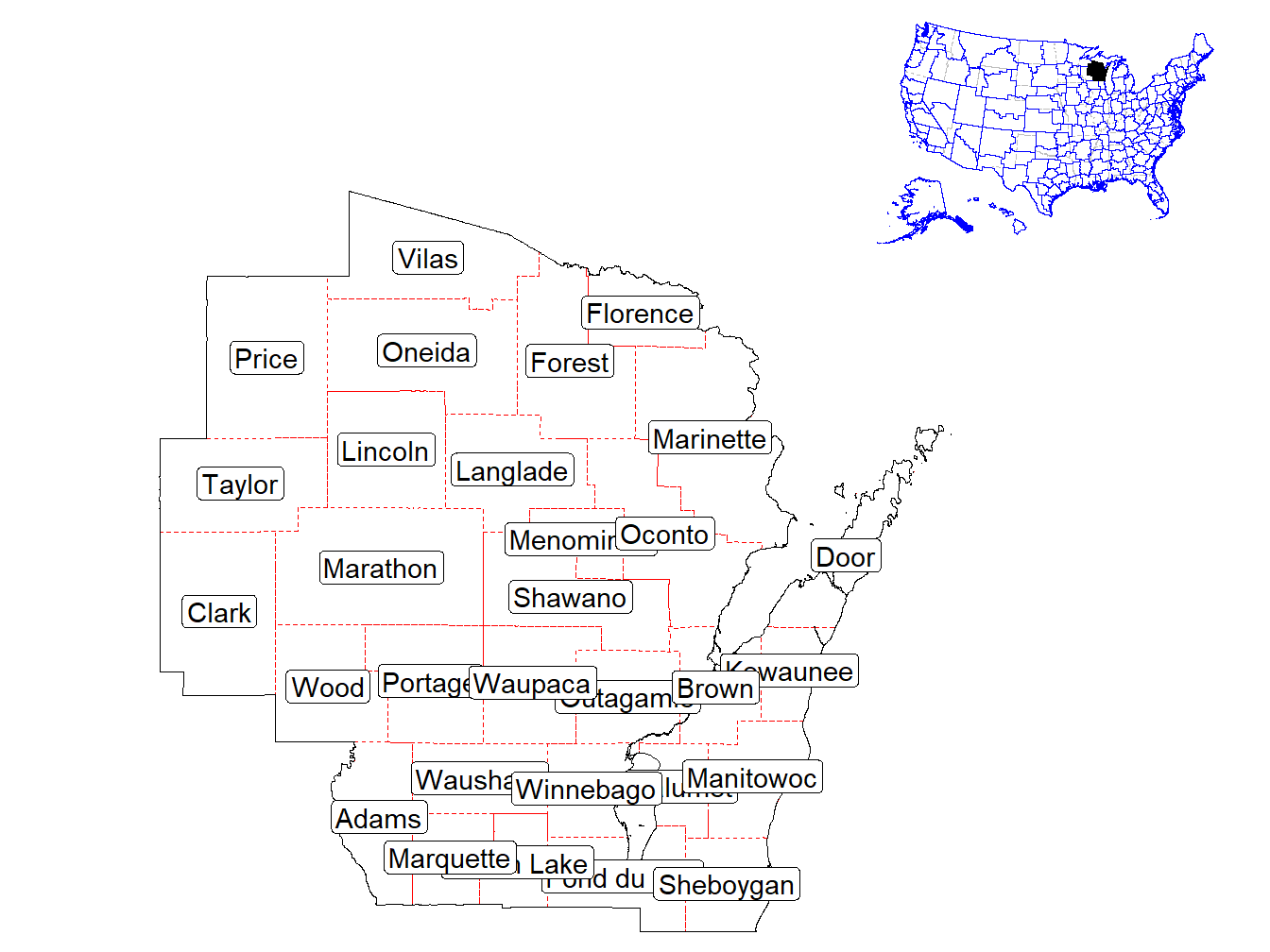 Counties in the Market