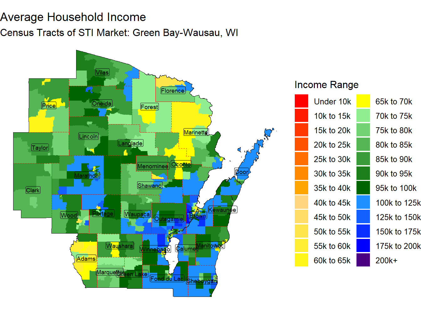 Household Income Thematic