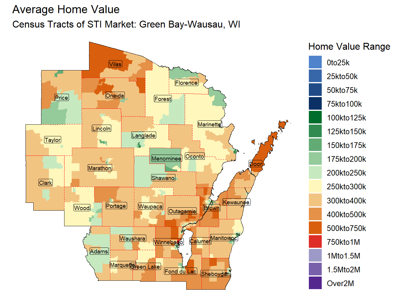 Home Value Thematic