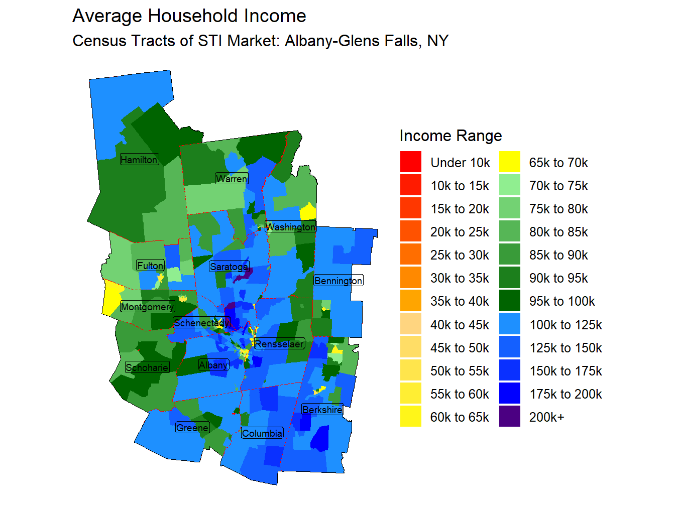 Household Income Thematic