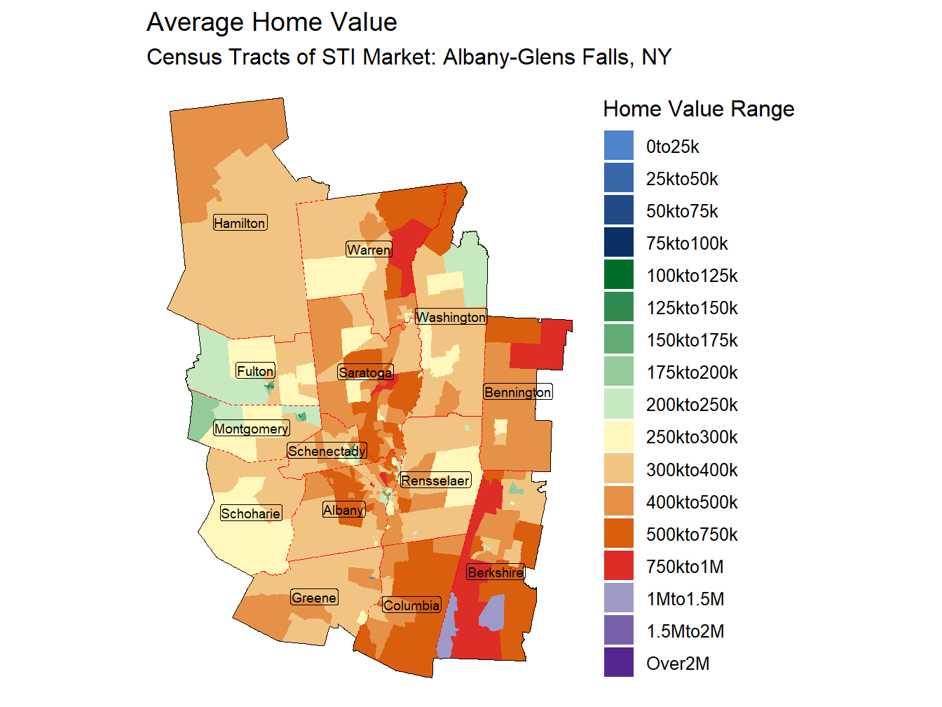 Home Value Thematic