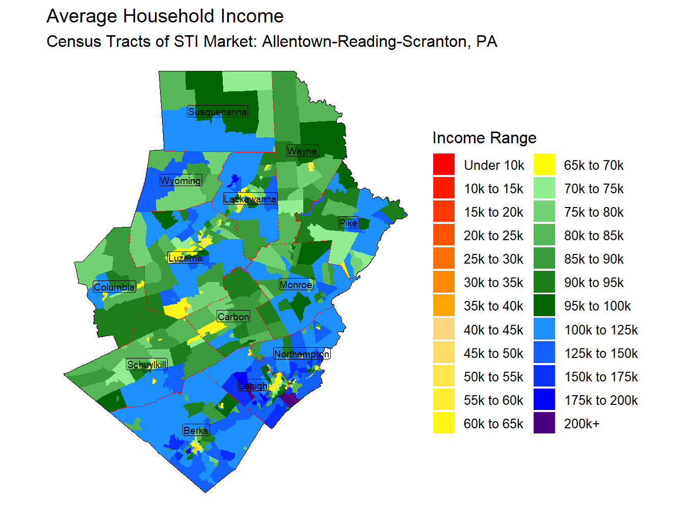 Household Income Thematic