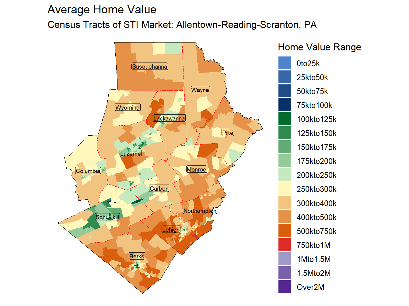 Home Value Thematic